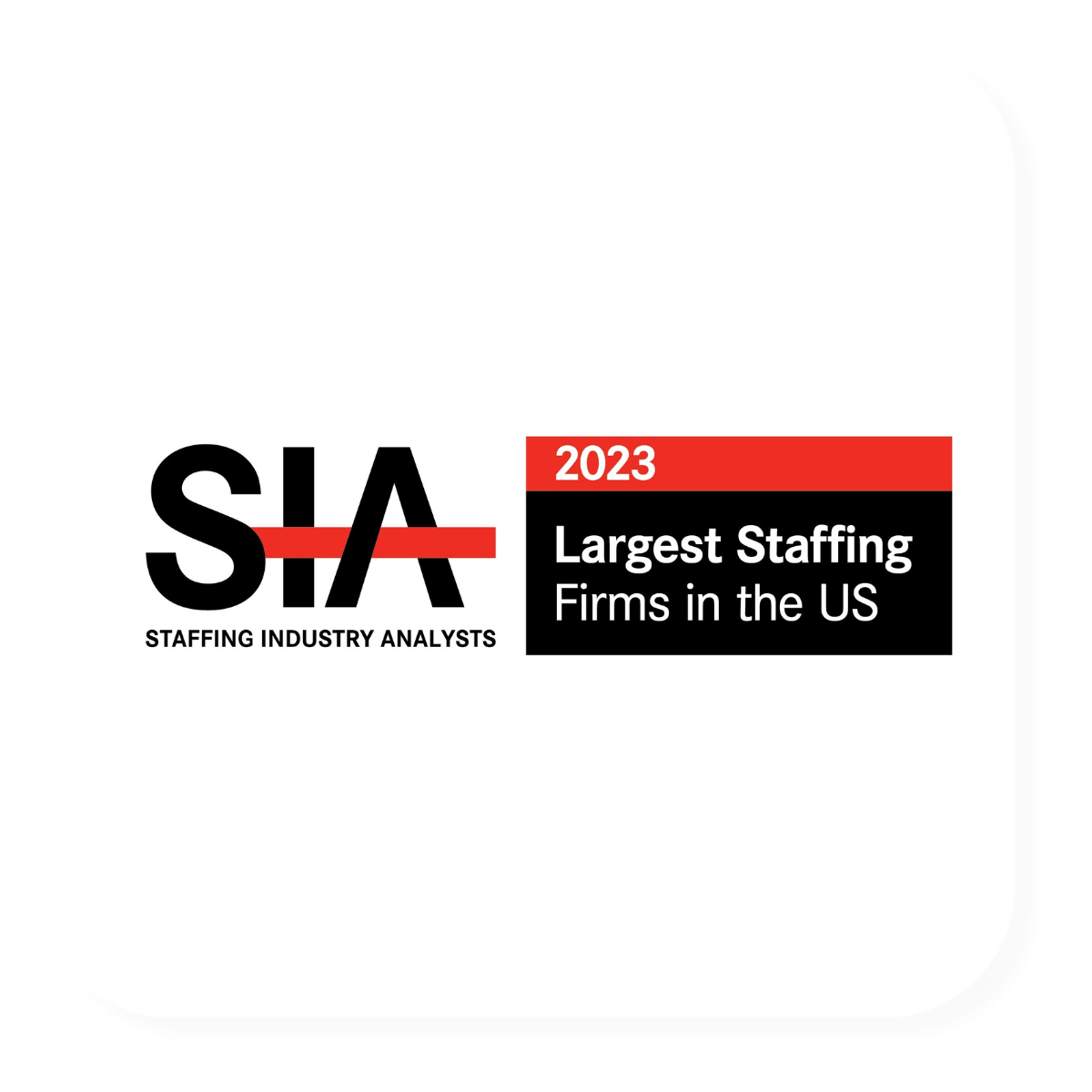 SIA Staffing Largest Staffing Firm in the US 2023