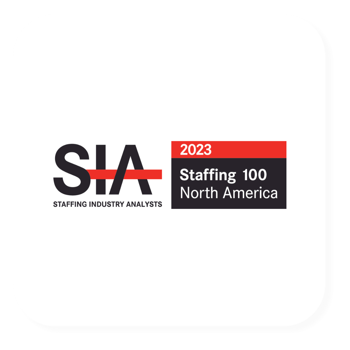 SIA Staffing 100 North America 2023
